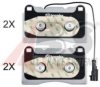 A.B.S. 37884S Brake Pad Set, disc brake
